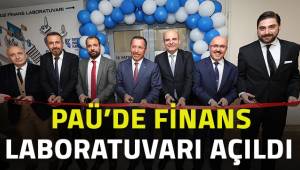 PAÜ'DE FİNANS LABORATUVARI AÇILDI