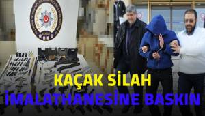 Denizli'de kaçak silah imalathanesine baskın
