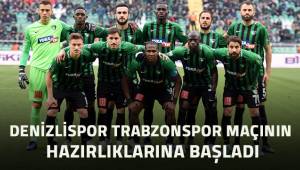 Denizlispor, Trabzonspor maçının hazırlıklarına başladı