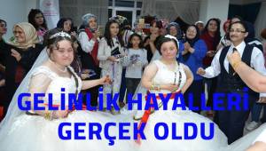 Gelinlik hayalleri gerçek oldu