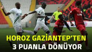 Horoz Gaziantep'ten 3 puanla dönüyor. Gaziantep FK: 1 - Denizlispor: 2