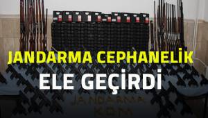 Jandarmadan 4 aylık takip sonrası silah kaçakçılarına darbe