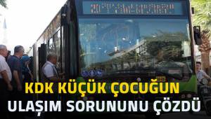 KDK küçük çocuğun ulaşım sorununu çözdü