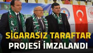 Sigarasız taraftar projesi imzalandı