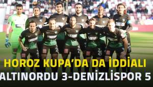 Ziraat Türkiye Kupası - Altınordu: 3 - Yukatel Denizlispor: 5