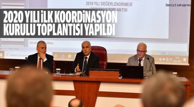 2020 Yılı I. Dönem İl Koordinasyon Kurulu Toplantısı Yapıldı
