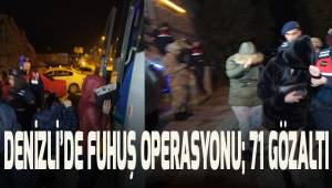 30 adrese fuhuş baskını: 71 gözaltı