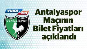 Antalyaspor Maçının Bilet Fiyatları açıklandı