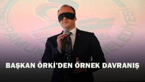 Başkan Örki'den örnek davranış