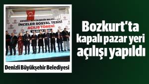 Bozkurt’ta kapalı pazar yeri açılışı yapıldı