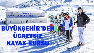 Büyükşehir'den ücretsiz kayak kursu