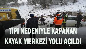 Denizli'de kapanan kayak merkezi yolu çalışmaların ardından açıldı
