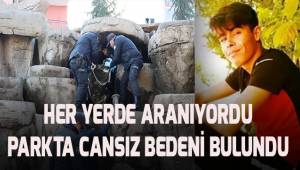 Denizli'de kayıp olarak aranan genç, parkta ölü bulundu
