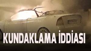 Denizli'de park halindeki aracın kundaklandığı ileri sürüldü