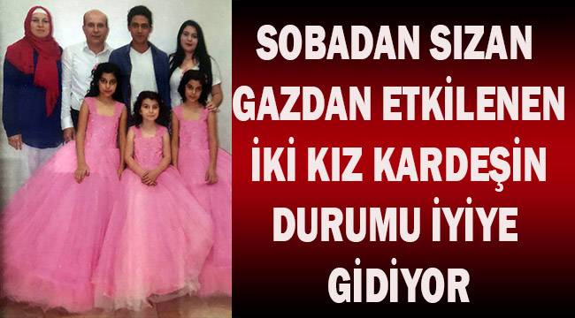 Denizli'de sobadan sızan gazdan etkilenen 2 kız kardeşin sağlık durumu iyiye gidiyor