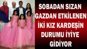 Denizli'de sobadan sızan gazdan etkilenen 2 kız kardeşin sağlık durumu iyiye gidiyor
