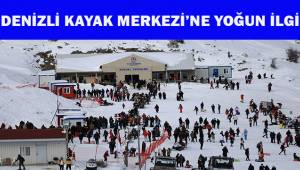Denizli Kayak Merkezi'ne yoğun ilgi
