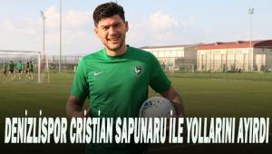 Denizlispor, Cristian Sapunaru ile yollarını ayırdı