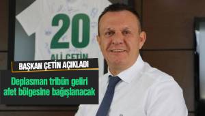 Denizlispor, deplasman tribün gelirini afet bölgesine bağışlayacak
