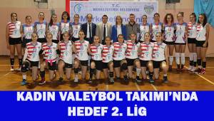 Kadın Valeybol Takımı'nda hedef 2. Lig