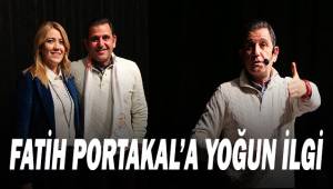 Gazeteci ve televizyoncu Fatih Portakal'ın söyleşine yoğun ilgi