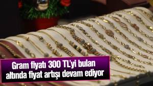 Gram fiyatı 300 TL’yi bulan altında fiyat artışı devam ediyor
