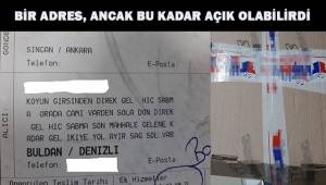 Kargo paketindeki adres görevlileri ‘şok’ etti