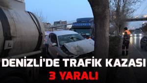 Kontrolden çıkan araç kaldırımda asılı kaldı