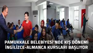 PAMUKKALE BELEDİYESİ’NDE KIŞ DÖNEMİ İNGİLİZCE-ALMANCA KURSLARI BAŞLIYOR
