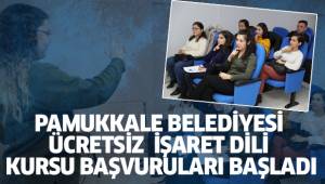 Pamukkale Belediyesi Ücretsiz İşaret Dili Kursu Başvuruları Başladı
