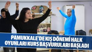 Pamukkale'de Kış Dönemi Halk Oyunları Kurs Başvuruları Başladı