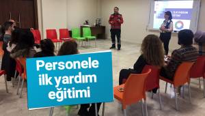 Pamukkale Üniversitesi personeline ilk yardım eğitimi