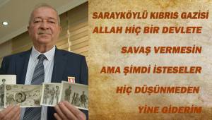 Sarayköylü Kıbrıs gazisi 46 yıl önceki anılarını hiç unutmuyor