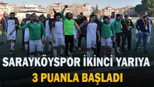 Sarayköyspor ikinci yarıya 3 puanla başladı