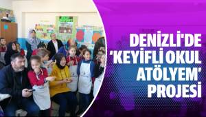 Veliler çocukları ile el sanatları yaptı