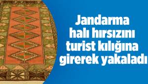 4 ay önce çaldığı ipek halıyı jandarmaya satmaya çalışırken yakalandı