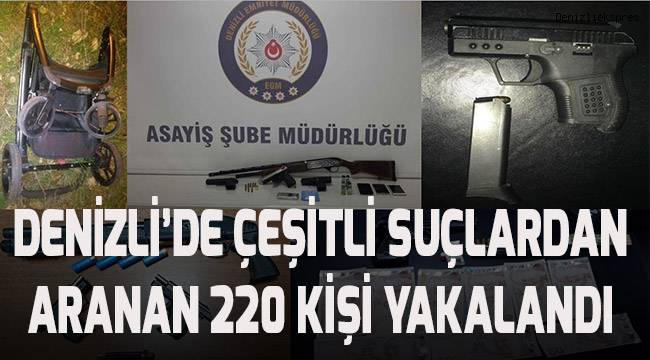 78 yıl 50 gün hapis cezası ile aranan şahıs yakalandı