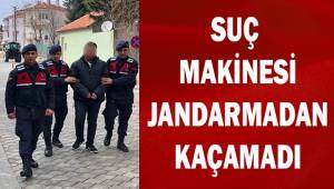 8 ayrı suçtan aranan şahıs jandarmadan kaçamadı