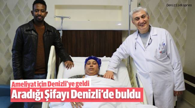 Aradığı şifayı Denizli'de buldu