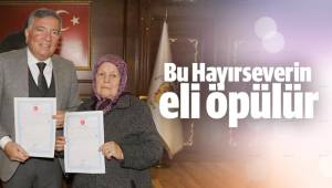 Bu Hayırseverin eli öpülür