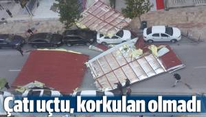 Çatı uçtu, korkulan olmadı