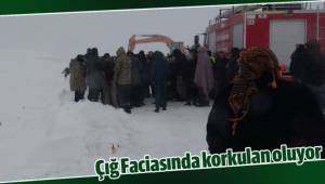 Çığ Faciasında korkulan oluyor