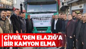 Çivril'den Elazığ'a Bir Kamyon Elma