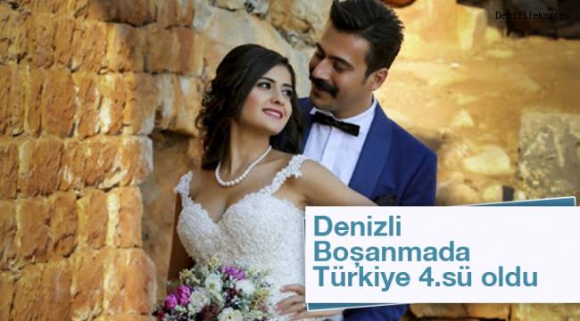 Denizli Boşanmada Türkiye 4.sü oldu