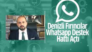 Denizli Fırıncılar Odası Whatsapp Destek Hattı Açıldı