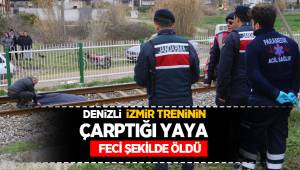 Denizli-İzmir Treninin Çarptığı yaya öldü