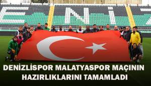 Denizlispor Malatyaspor maçının hazırlıklarını tamamladı