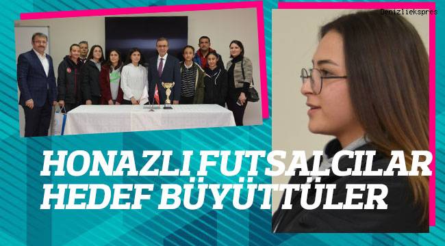 HONAZLI FUTSALCILAR HEDEF BÜYÜTTÜ