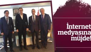 İnternet medyasına müjde!