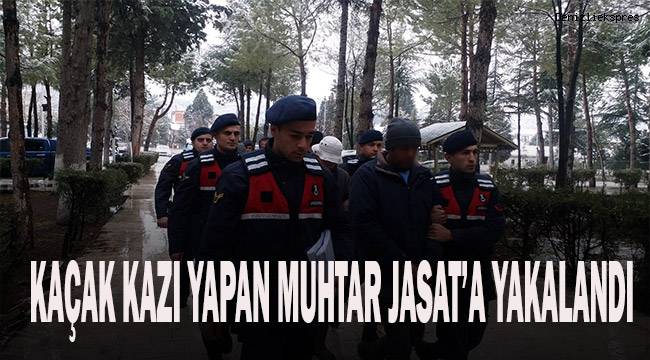 Kaçak kazı yapan 10 kişiyi JASAT timi suçüstü yaptı